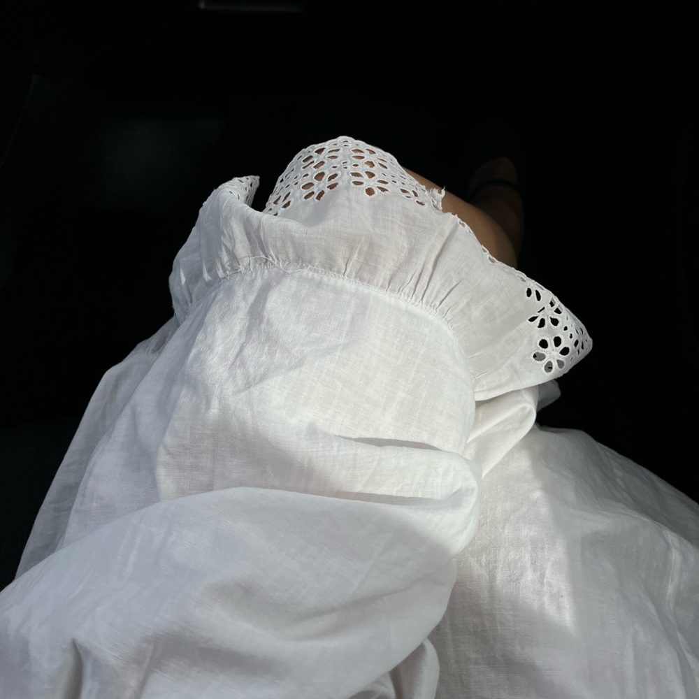 eyelet skirt
